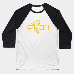 Ari the Bee (Yellow) Baseball T-Shirt